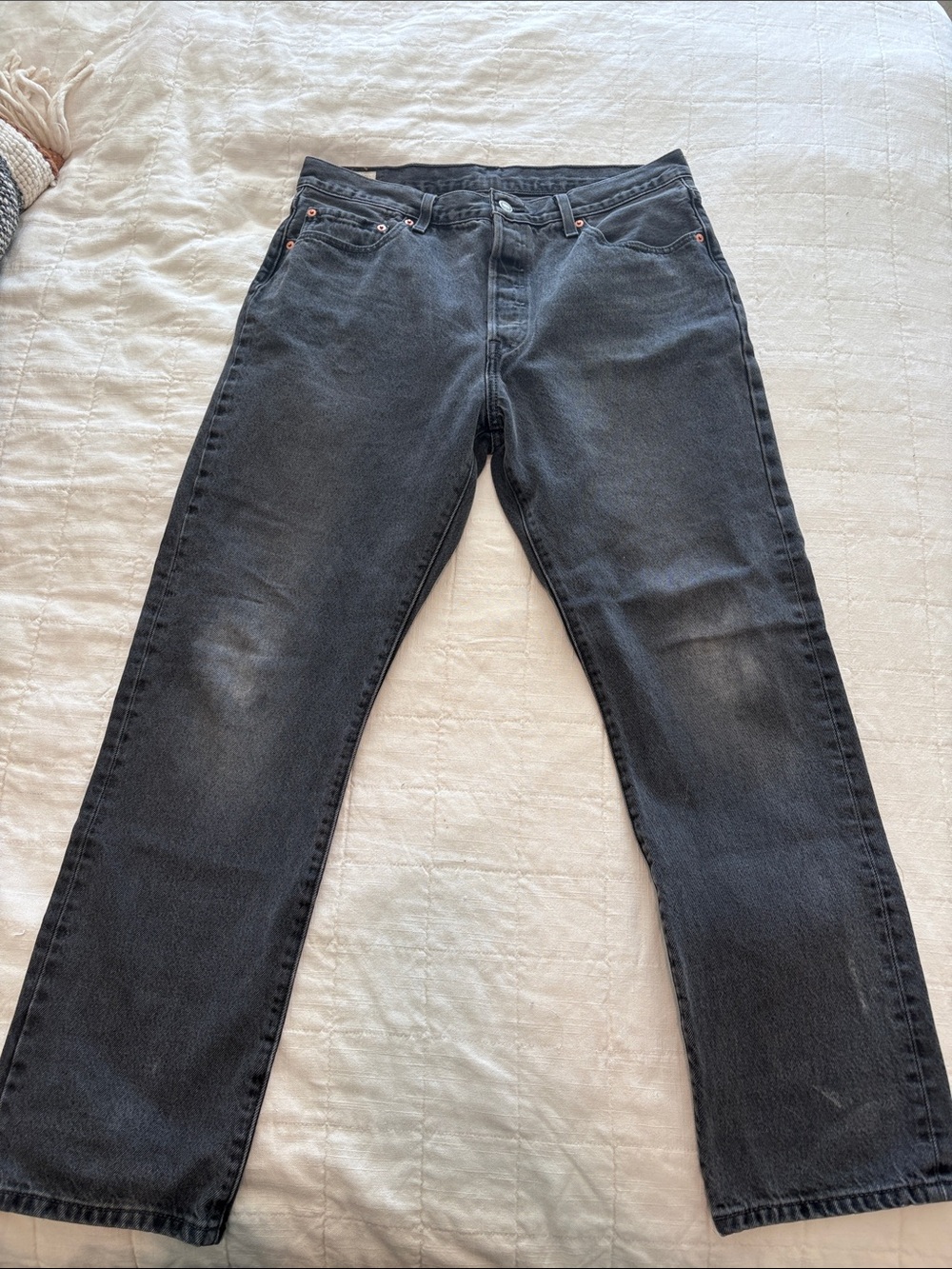 Levi's women’s 501 Black Straight Jeans